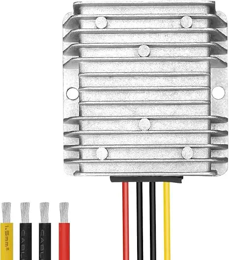 DC to DC Voltage Regulator Buck Converter 12V 24V Step-Down to 5V 20A 100W Power Supply Converter Waterproof Module Transformer Oasis Select 12V 24V to 5V 15A