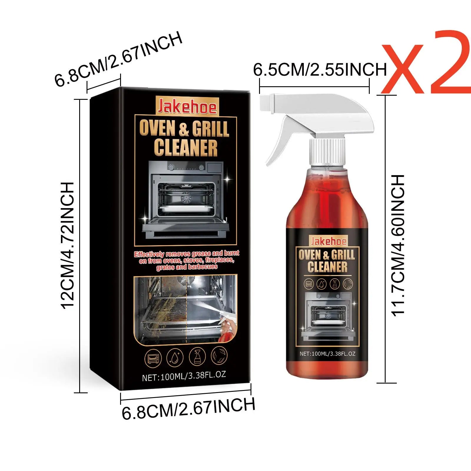 Stove Oven Foam Cleaner Quick Cleaning Inner Wall Dirt Grill Oil Stains Food Residues Unpleasant Odour Grease Stove Oven Cleaner Oasis Select 200ml boxed