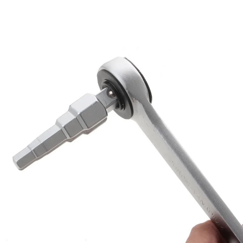 1Pcs Key Spanners Radiators Carbon Steel Pagoda Head Valves Key Step Wrench with Square 1/2inch Ratchet Drive Radiators Wrench Oasis Select