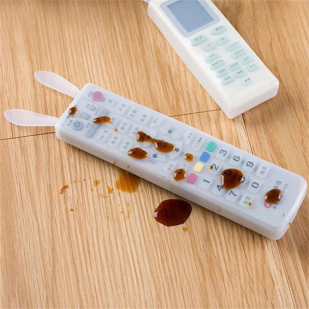 Ear Transparent Luminous Fluorescent Remotes Control Protector TV Remote Control Case Air Condition Cover Remote Control Cover Oasis Select