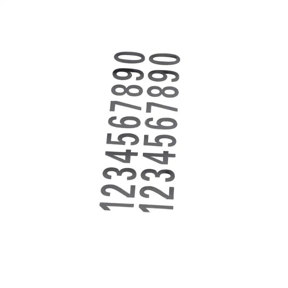 Reflective Mailbox Number Stickers – 40 Pcs Self-Adhesive Decals