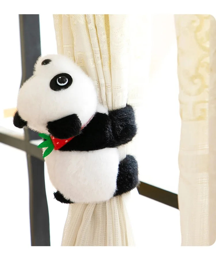 Panda Tiger Papa Ring Bracelet Plush Toy Arm Decoration Doll Curtain Rope Gift Oasis Select