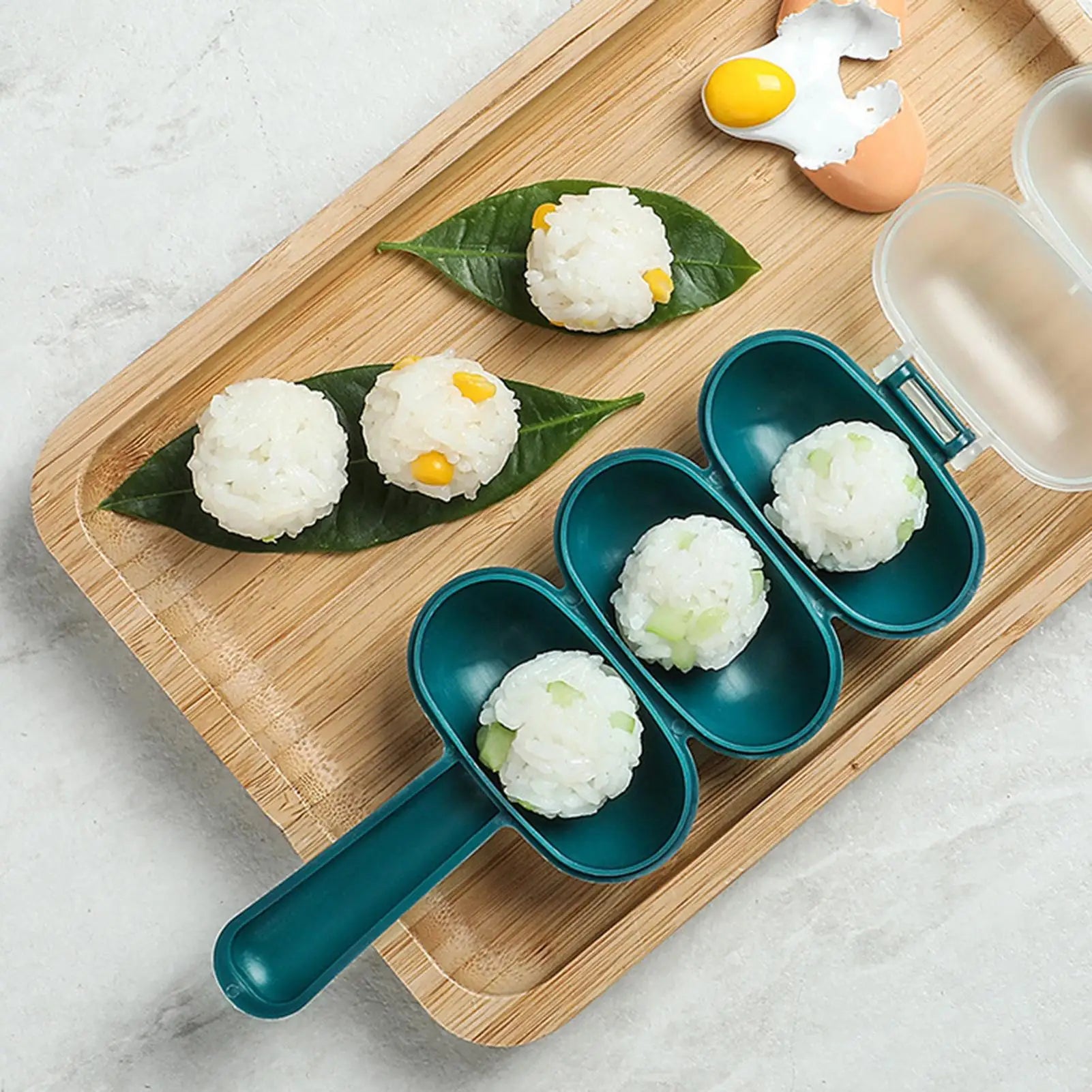Rice Ball Maker Shaker Baby Children Kindergartens Meal Sushi Maker DIY Rice Ball Mold DIY Kitchen Bento Mould Accessories Oasis Select