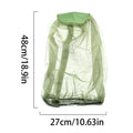 1PC Outdoor Head Face Mask Hat Net Cover Anti-mosquito Cover Mosquito Net Cap Travel Breathable Head Mesh Covers Fishing Caps Oasis Select Green