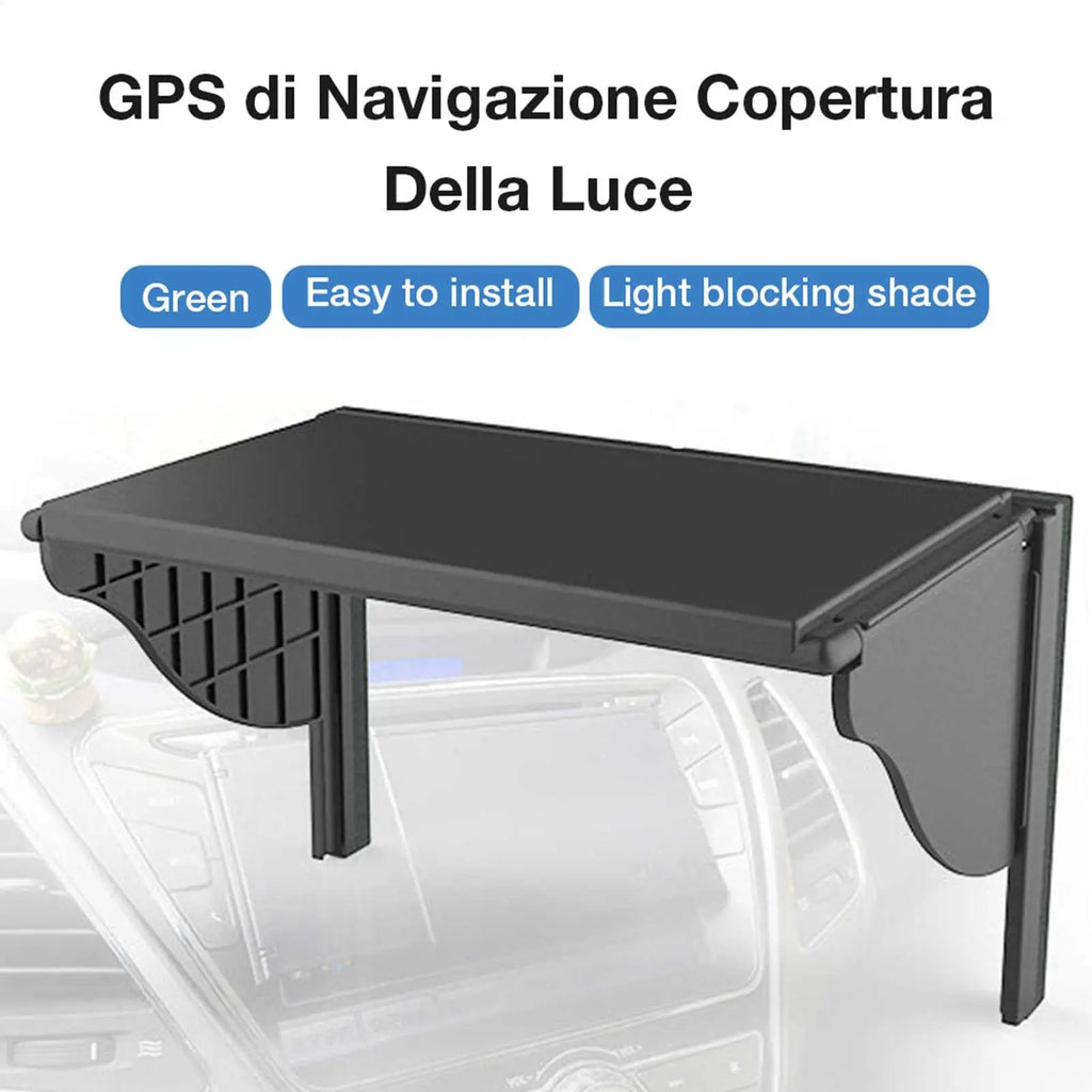 Car GPS Navigation Sun Shade 5-10 Inch Interior Accessories Display Screen Visor Universal GPS Anti-Glare Shield Screen Visor Oasis Select