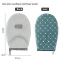 1Pc Fabric Handheld Ironing Board Ironing Board Small Home Ironing Gloves Anti Ironing Household Insulated Handheld Ironing Tray Oasis Select Blue grid