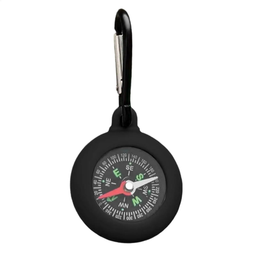 Portable Compass for Hiking Compact Waterproof Survival Compass with Carabiner Clip Compass for Camping Hiking Traveling Oasis Select