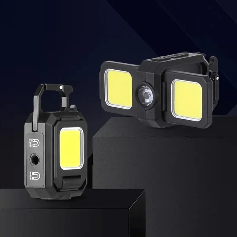 ESMARTER COB Keychain Work Light | 800 Lumen 5-Mode Rechargeable