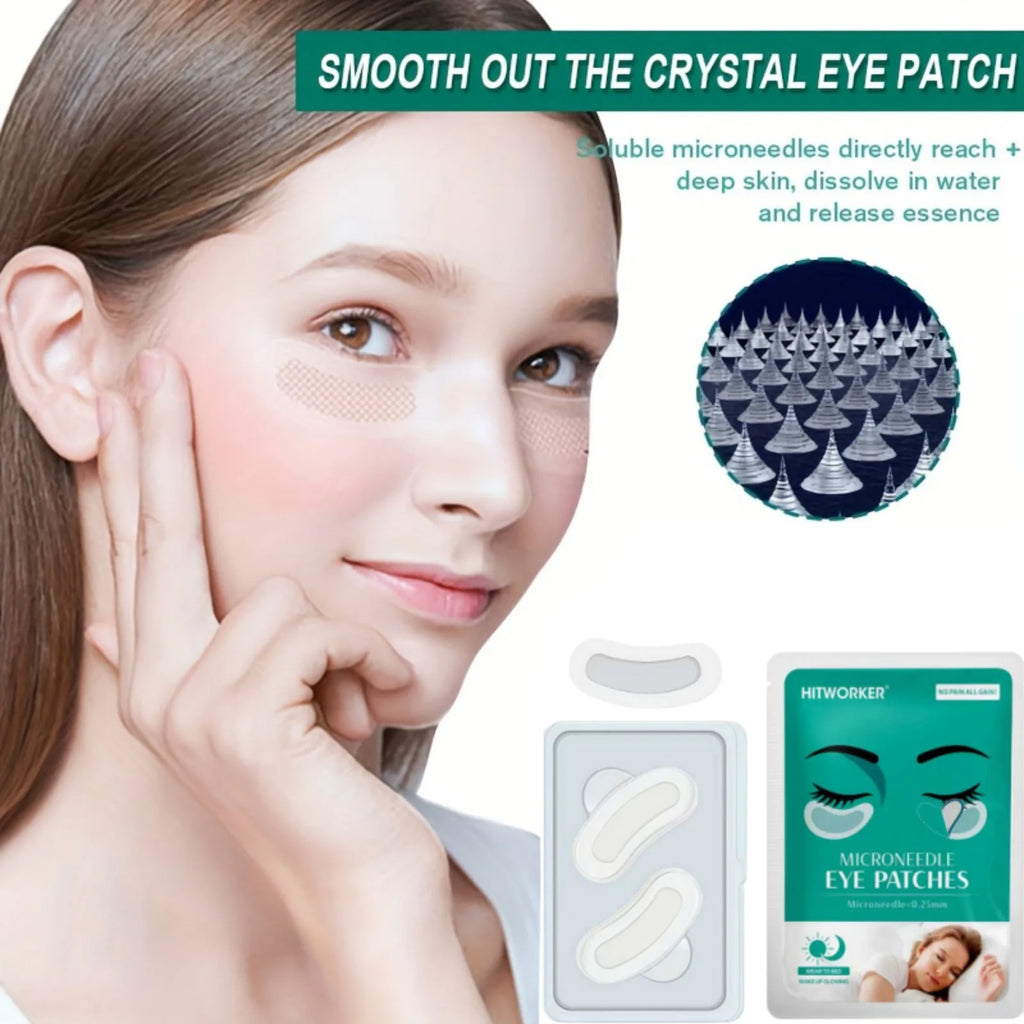 2-pack hyaluronic acid eye mask - provides moisture and nutrients to the skin, suitable for all people, gentle and non irritatin Oasis Select
