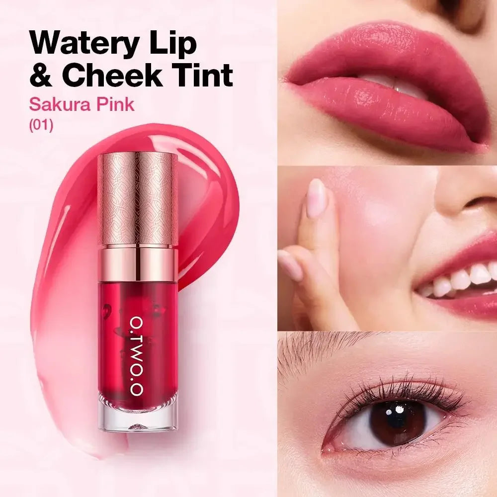 O.TWO.O Multi-Use Lip & Cheek Tint – Waterproof & Long-Lasting