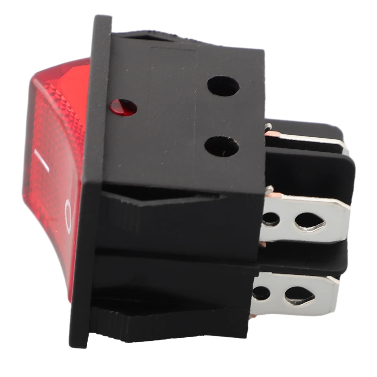 30A 250VAC 4-Pin Rocker Power Switch with Red LED Indicator Rocker Power Switch Oasis Select