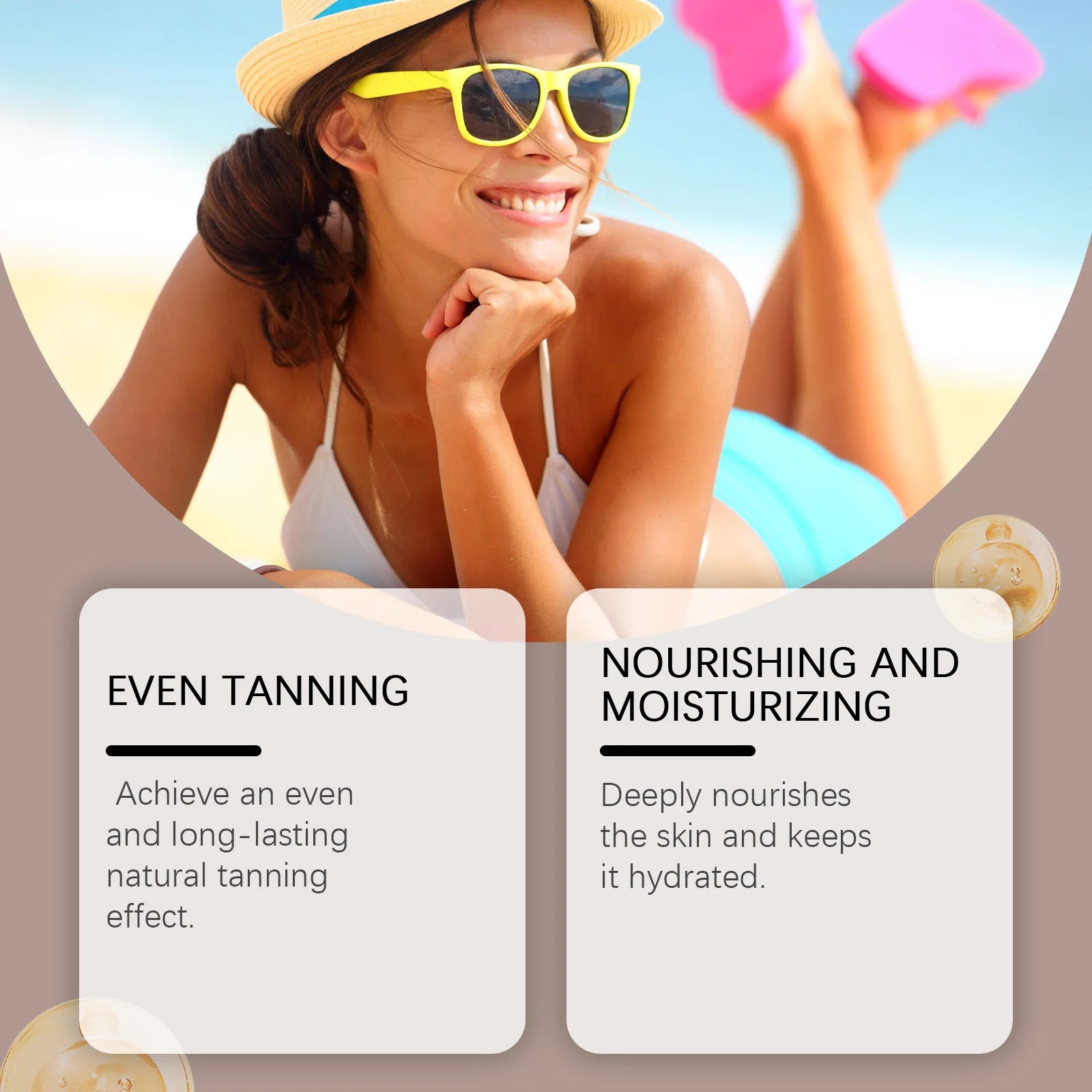Sunless Self Tanning Mousse Lasting Natural Tanning Effect Use Evenly Nourish Skin For All Skin Types Buildable Self Tanner Foam Oasis Select