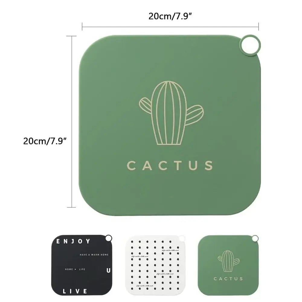Silicone Hair Catcher Shower Drain Covers Square Shape Easy to Clean Square Bathtub Hair Stopper Washable Soft Oasis Select