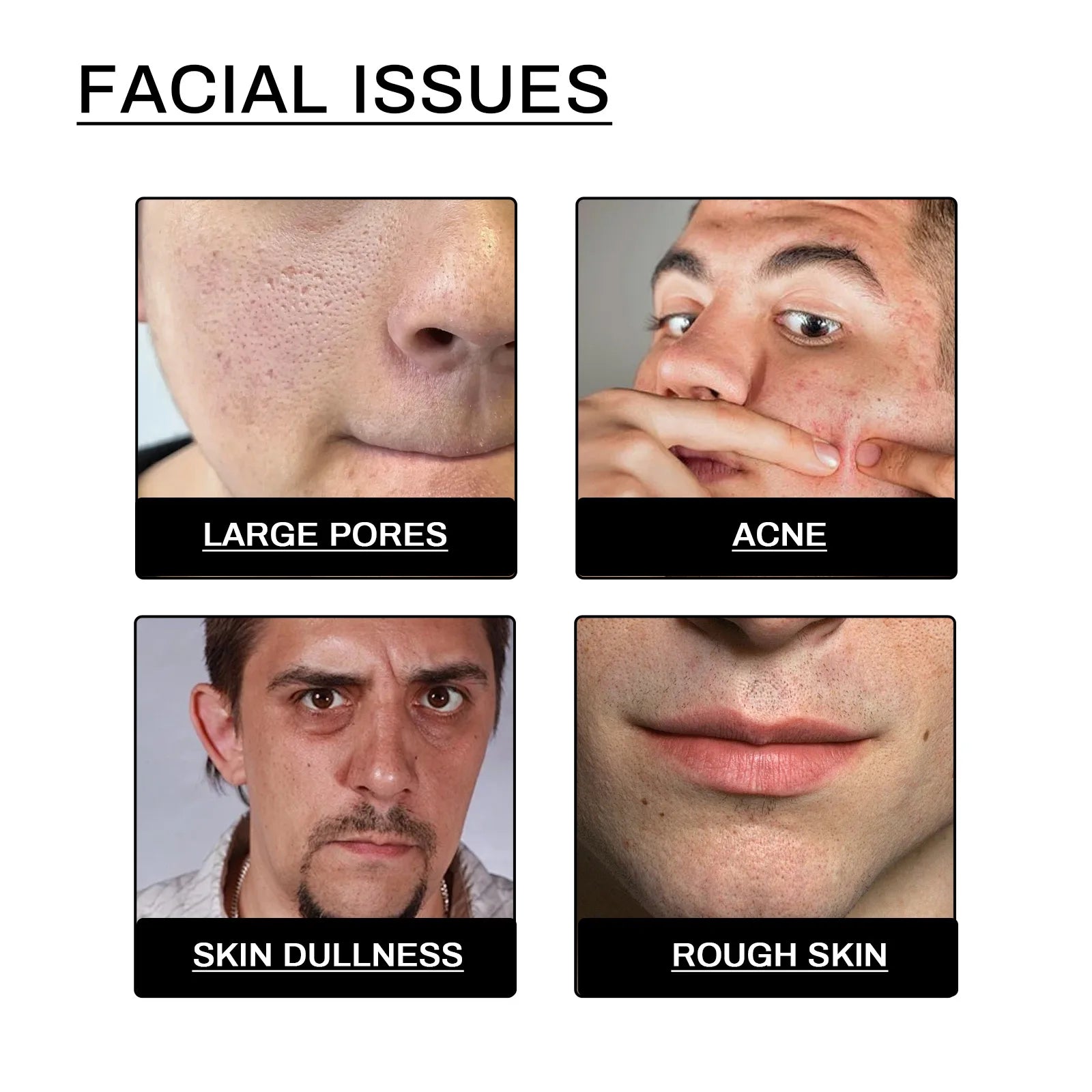 Men's Daily Face Wash Deep Cleansing Pore Oil Control Remove Acne Blackhead Brightening Facial Cleanser for Refreshed Skin Oasis Select