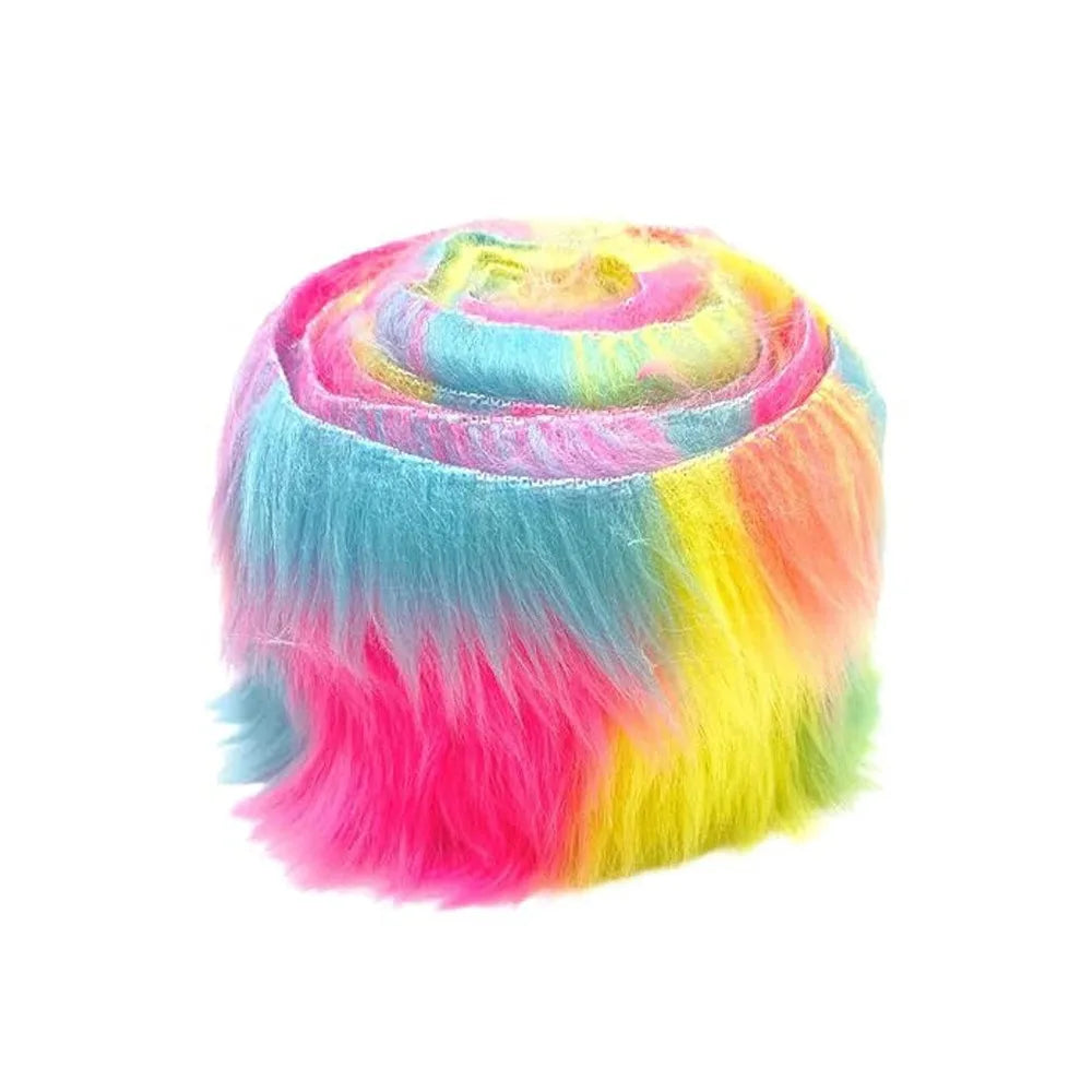 1.5M Faux Fur Ribbon | Fluffy Trim for Sewing & Christmas Decor