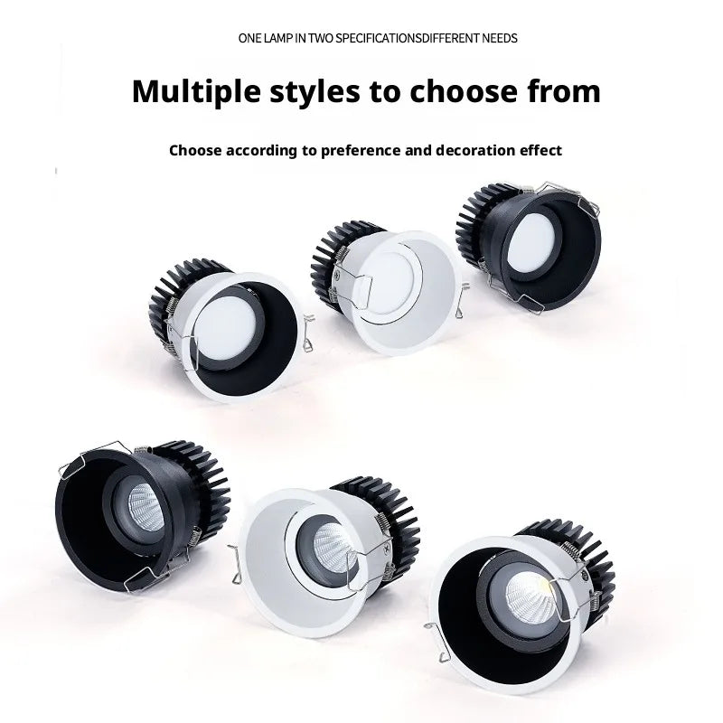 SHINEKNOT COB LED Recessed Spotlight | Full Spectrum Anti-Glare