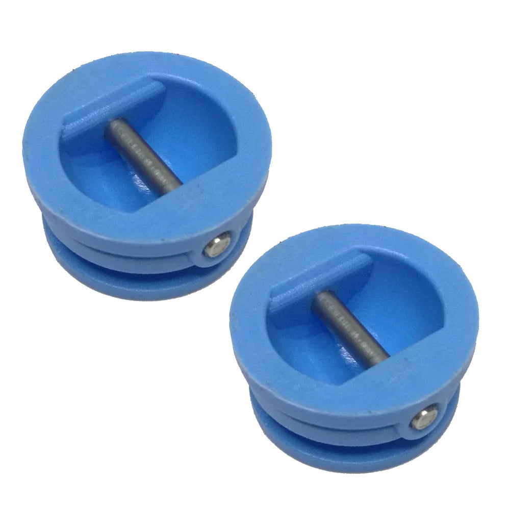 2PCS Surfboard Leash Legrope Plug Surfing shortboard longboard Kiteboarding SUP Leash Plug Oasis Select Blue