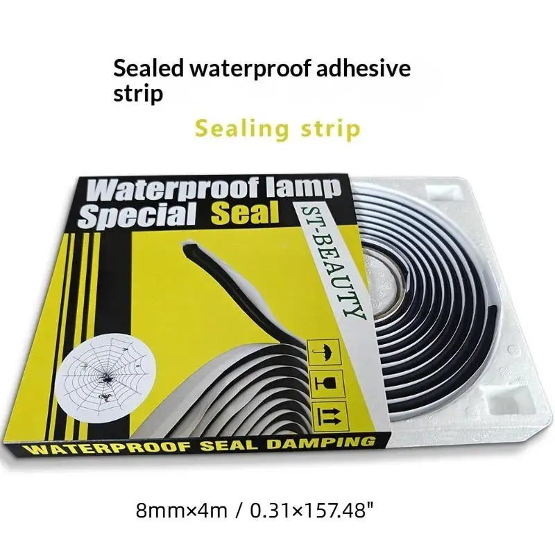 Waterproof Sealing Strip With Strong Adhesion And Resistant Perfect For Car Lamps Home Window Door Sealing Oasis Select 8mm