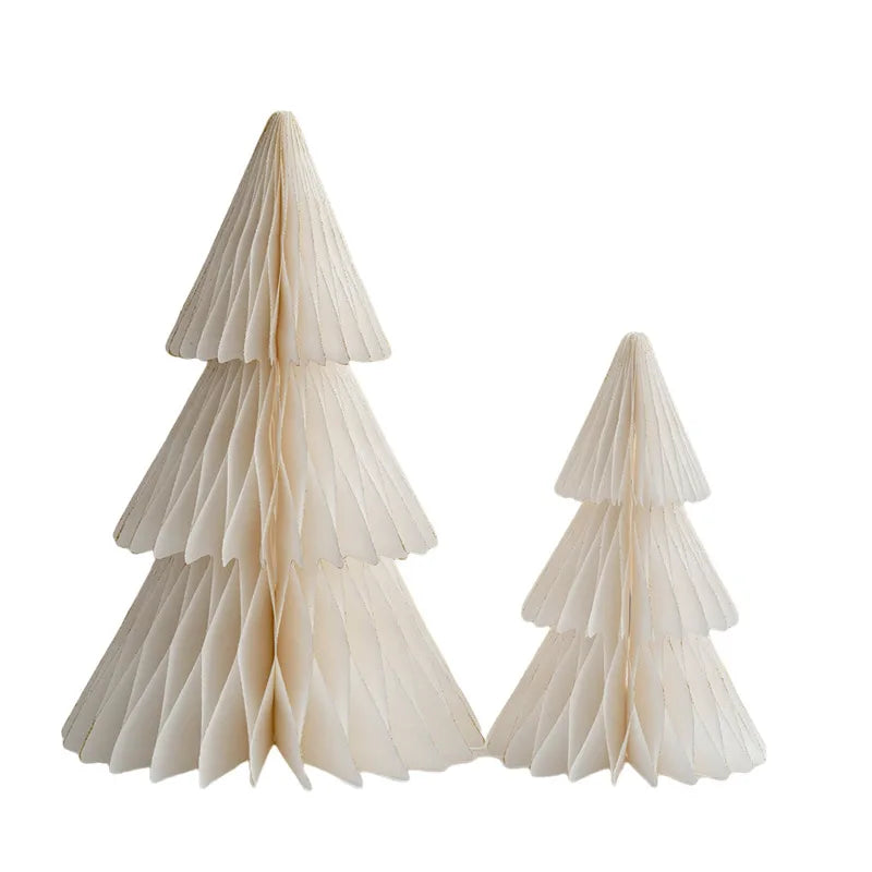 Christmas festive atmosphere desktop decoration kit with paper ornaments designed for home and office use on tables and cabinets Oasis Select White China Mainland