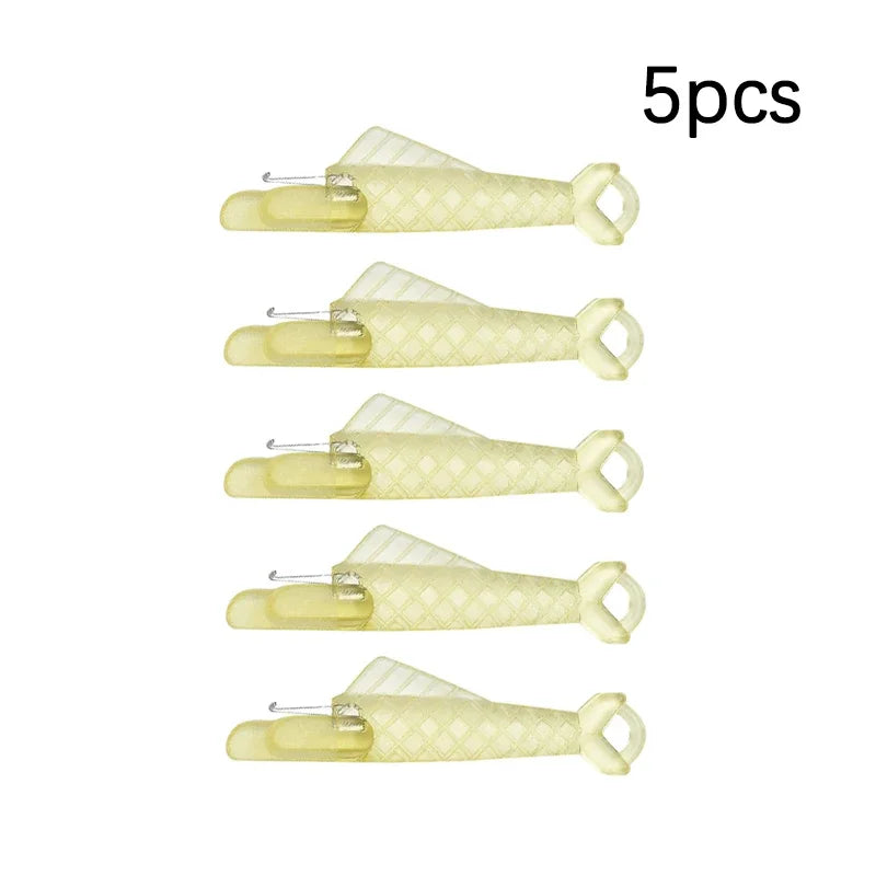 1-50Pcs Automatic Needle Threader DIY Tool Home Hand Sewing Machine Device Thread Auto Needle Cross Stitch Sewing Accessories Oasis Select 5pcs yellow