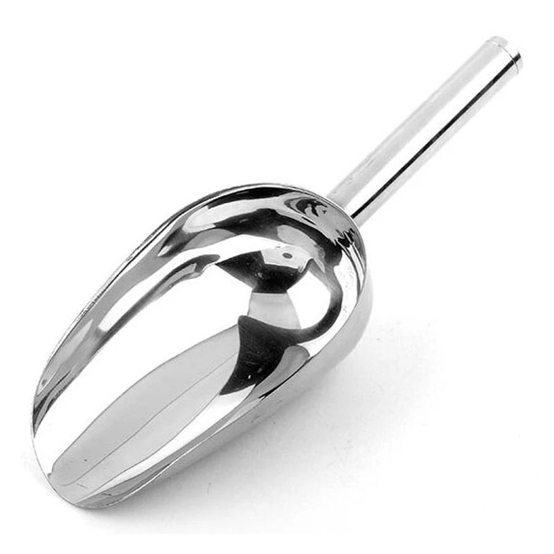 Stainless Steel Ice Scoop – Bar, Candy, Flour & Buffet Kitchen Scoop Utensil Oasis Select Ice Shovel M-22.5x8.5cm