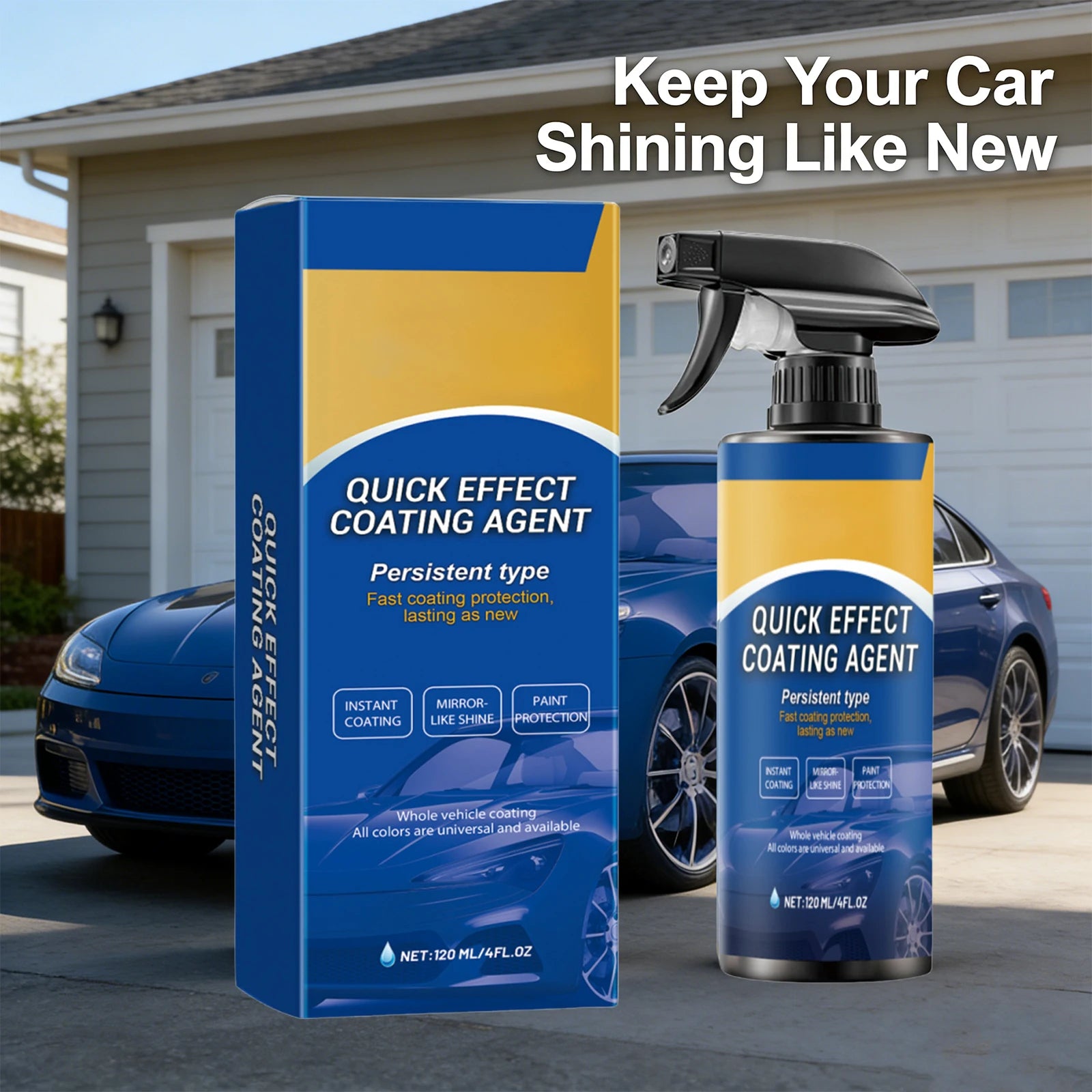 Quick Effect Coating Agent Refurbishment and Repair Instant Coating Mirror like Shine Paint Protection Car Polishing Coating Oasis Select