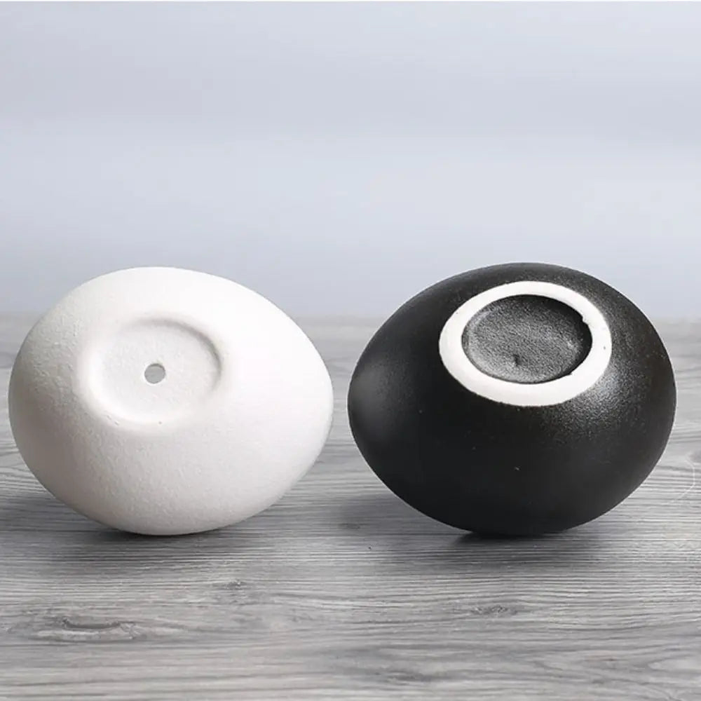 Ceramic Eggshell Succulent Planter | Bonsai Flower Pot Decor Ceramic Succulent Planter Oasis Select
