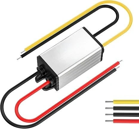 DC 12V 24V To 5V Step Down Converter Regulator 5A 25W Power Adapter Reducer For Car Electronics Truck Vehicle Boat Solar System Oasis Select 24V to 12V 3A