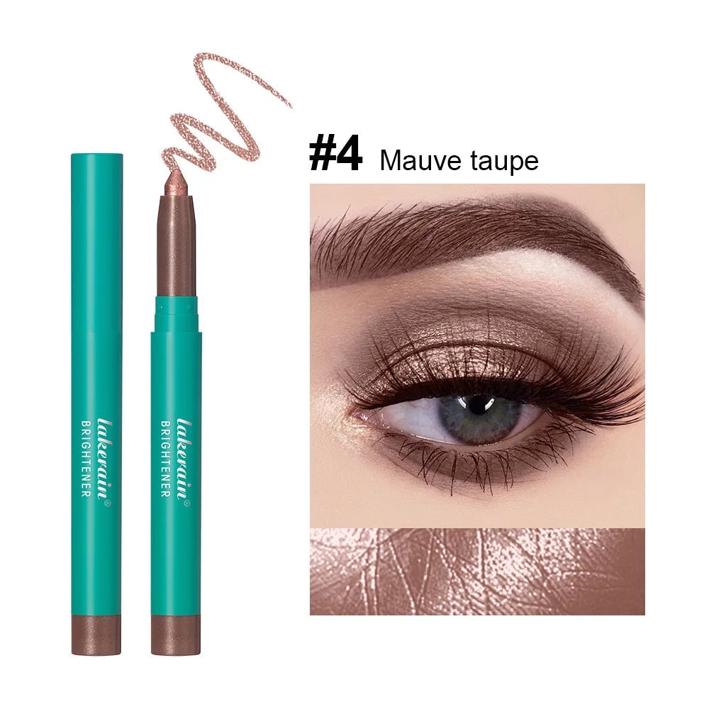 Eyeshadow Stick Brilliant Eye Brightener Waterproof Long-lasting Shining Creamy and Soft Texture Easy to Apply and Blend Makeup Oasis Select 4mauve Taupe