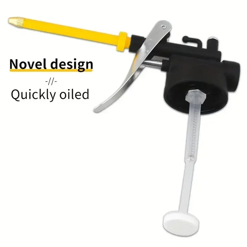 New 250ml Transparent Oil Can Oiler Lubrication Oil Plastic Machine Pump High Pressure Pump Oiler Grease Gun Oasis Select