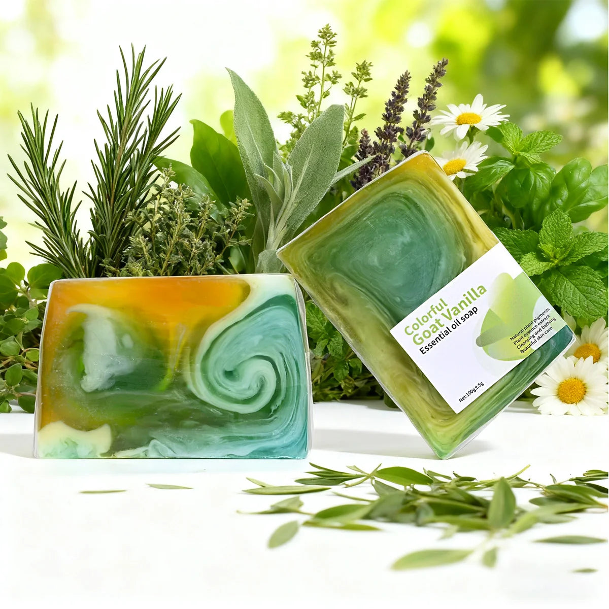 Vanilla Herbal Essential Oil Handmade Soap 100g – Moisturizing