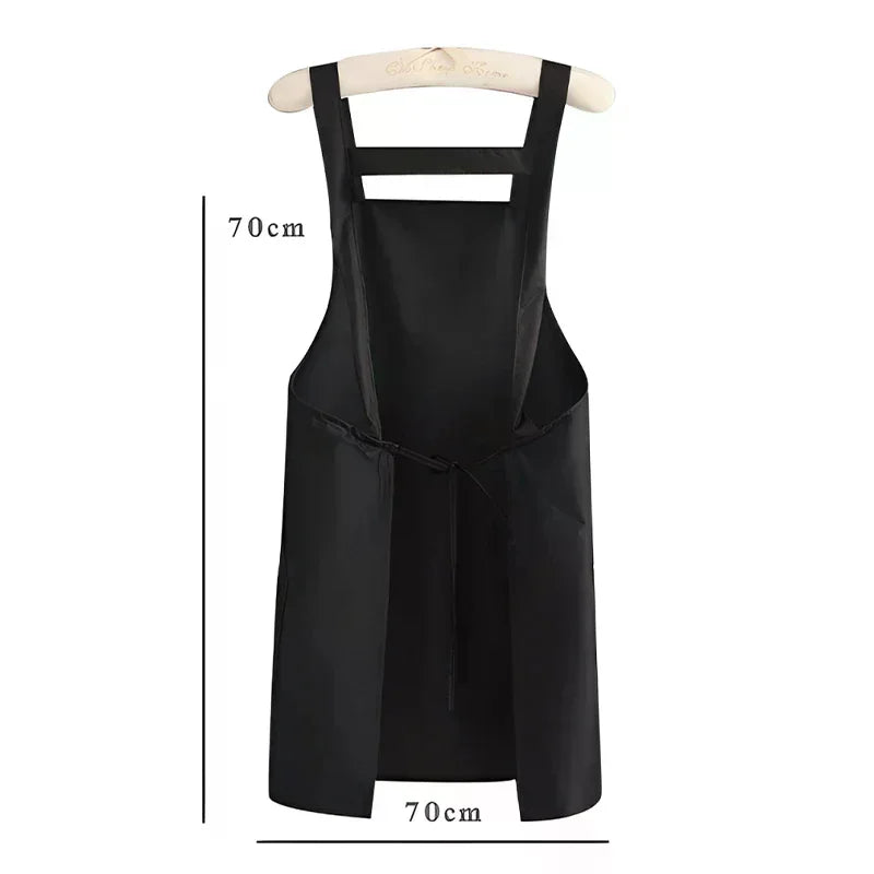 Apron Workwear Adjustable Oil-Proof Kitchen Apron Waterproof Barbershop Smock Catering Milk Tea Coffee Shop Oasis Select