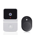 Wireless Doorbell WiFi Outdoor HD Camera Security Door Bell Night Vision Video Intercom Voice Change For Home Monitor Door Phone Oasis Select WHITE