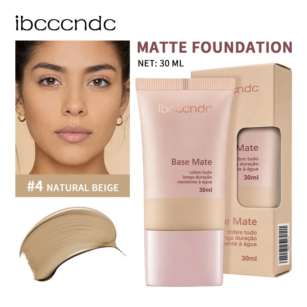Matte Foundation Natural Coverage Smooth Skin-Friendly Deep Skin-Nourishing Long-Lasting & Waterproof Gentle Cares Foundation Oasis Select Natural Beige