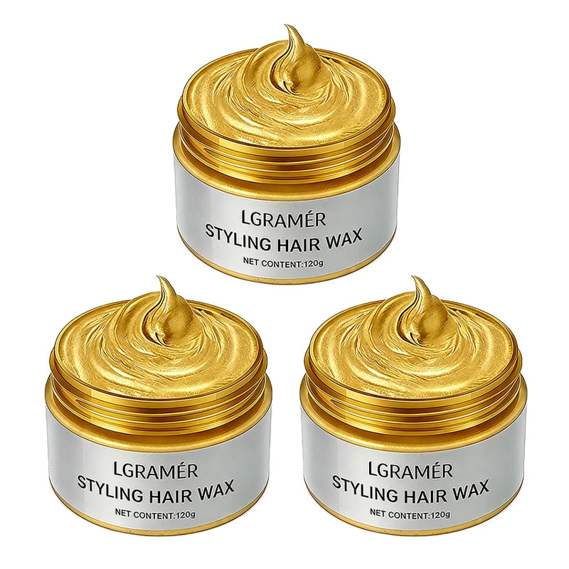 Temporary Hair Color Wax – 9 Shades | Silver Gray, Wine Red & More