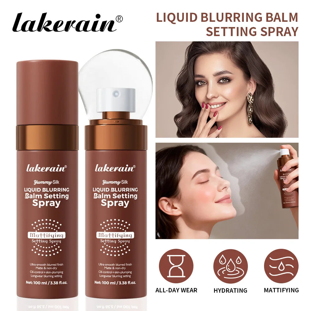 Makeup Fixer Spray Long-Lasting Oil Control Natural Matte Non Drying Weightless Makeup Liquid Blurring Balm Setting Spray Oasis Select