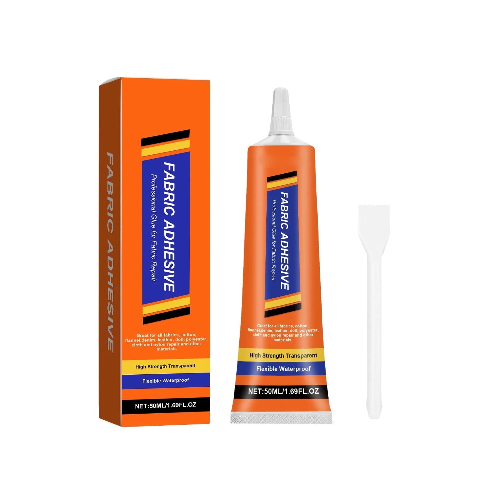 Universal Fabric Glue – No-Sew Adhesive for Leather & Denim Fabric Repair Adhesive Oasis Select A One Size