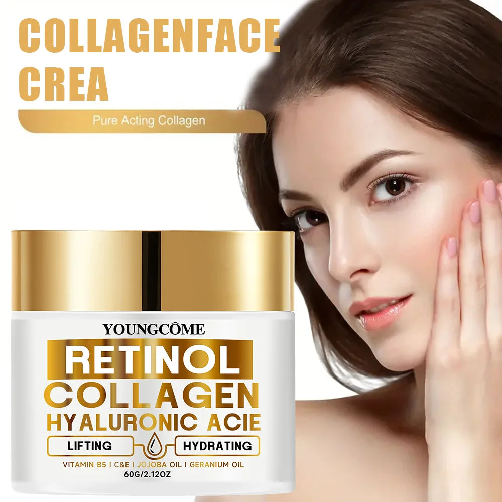 YOUNGCOME Retinol Face Cream – Collagen & Hyaluronic Acid Anti-Aging Face Cream Oasis Select