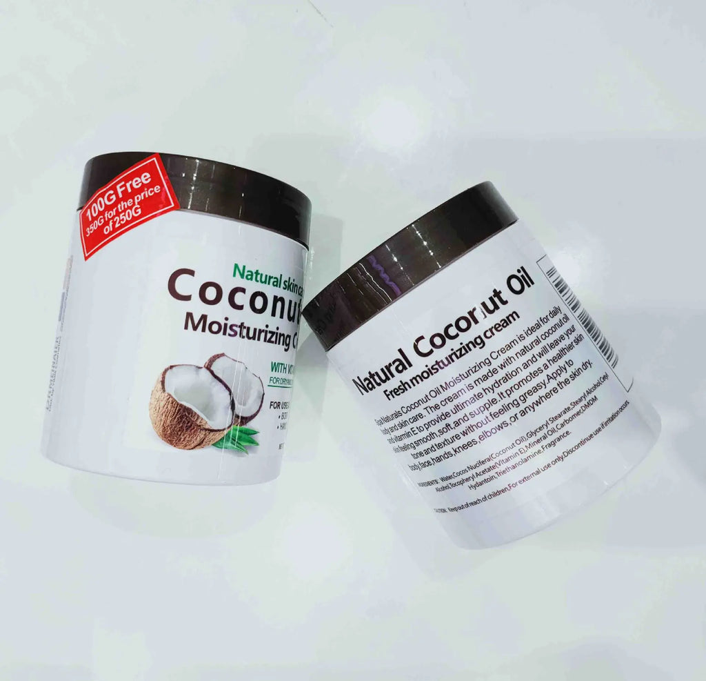 Organic Cold Pressed Coconut Oil Cream 300g – Body & Hair