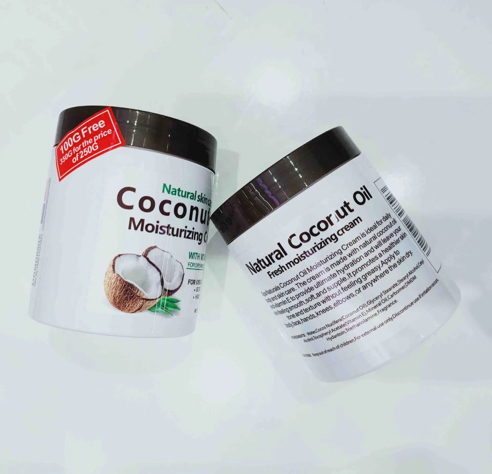 Organic Cold Pressed Coconut Oil Cream 300g – Body & Hair