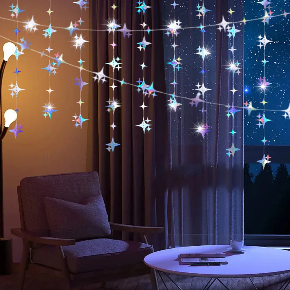 Star Hanging Decoration Pendant Set – Party & Wedding Decor