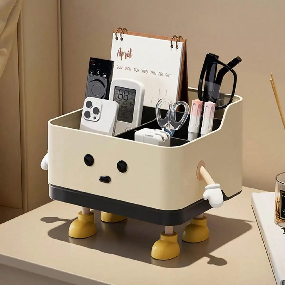 1pc multifunctional desktop storage box, cosmetic organisation shelf countertop storage and display box(with sticker) Oasis Select Standing posture