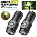 ZHIYU Mini LED Flashlight 800 Lumen USB Rechargeable Waterproof