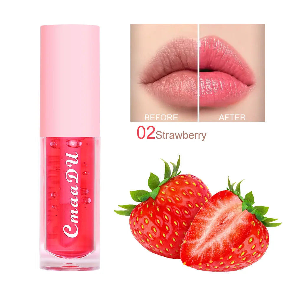6-Color Fruit Flavor Color-Changing Lip Oil & Balm
