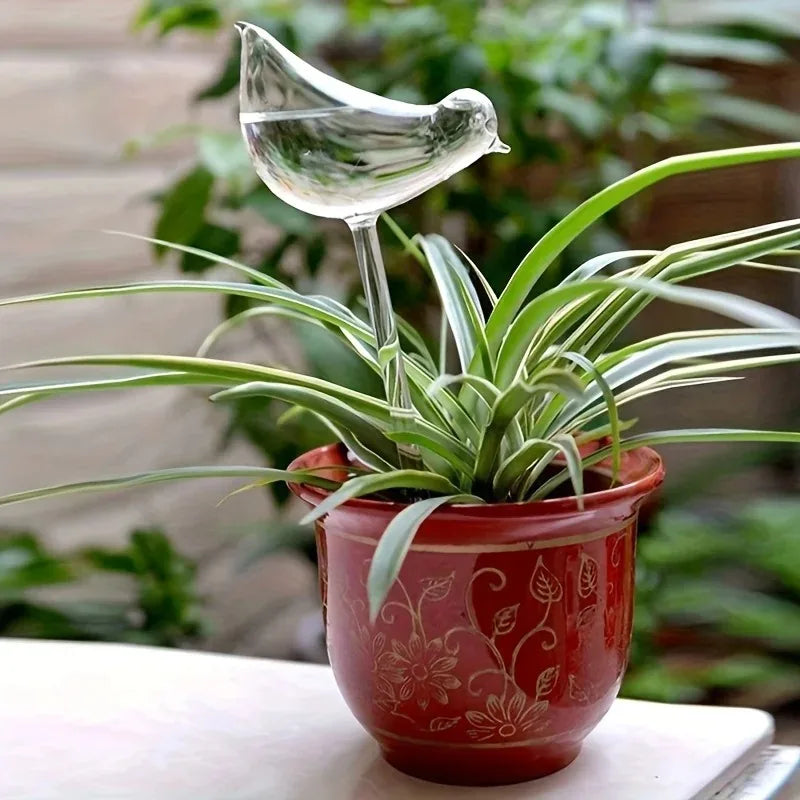 Cute Bird Self Watering Bulb Slow Release Drip Irrigation Tool Automatic Water Seepage Device for Indoor Plant & Garden Use Oasis Select