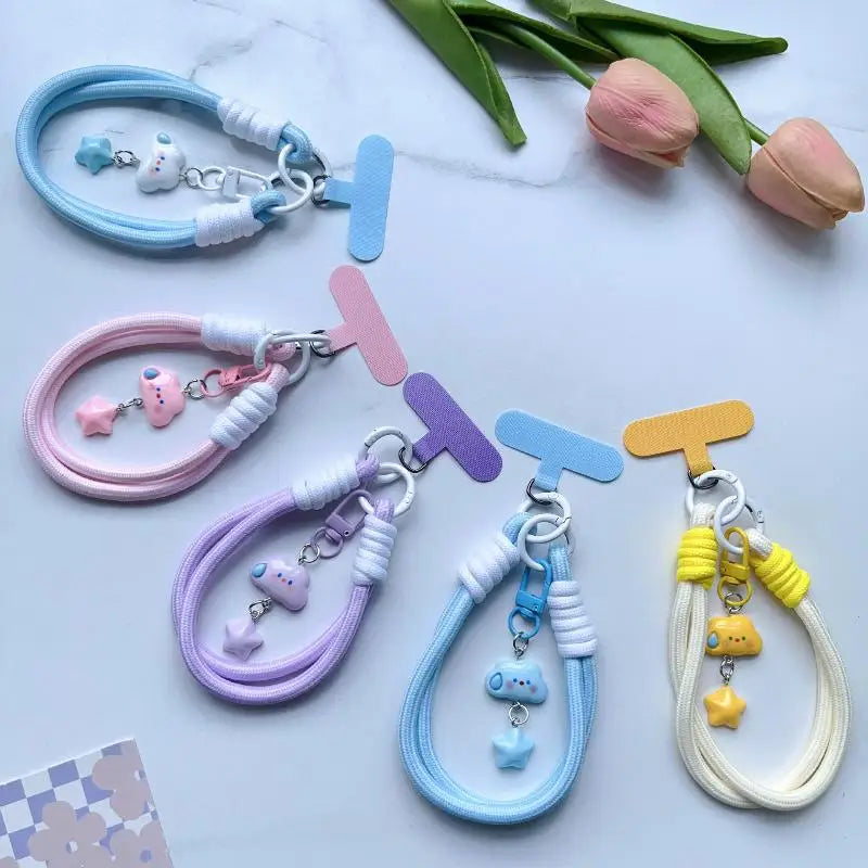 Handmade Acrylic Cloud Phone Lanyard & Keychain Pendant Phone Keychain Pendant Oasis Select