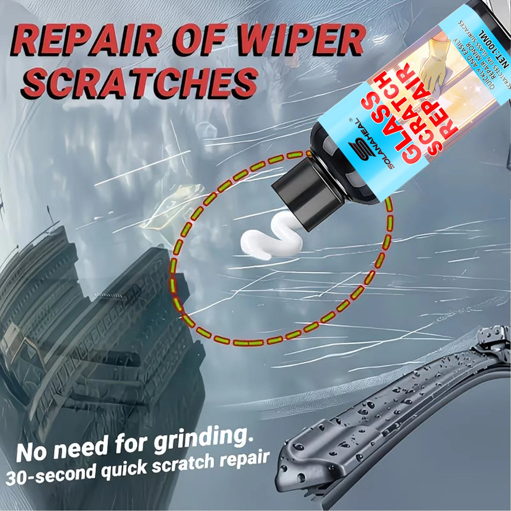 100ml Glass Scratch Remover – Auto & Mirror Repair Kit Glass Scratch Repair Kit Oasis Select