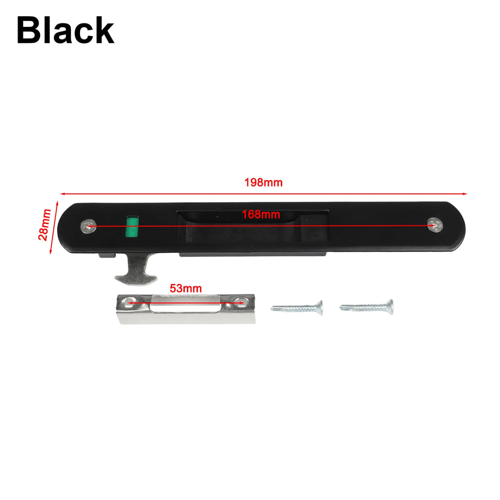 Zinc Alloy Invisible Sliding Door Lock – 90° Hook Window Latch Sliding Door Lock Oasis Select