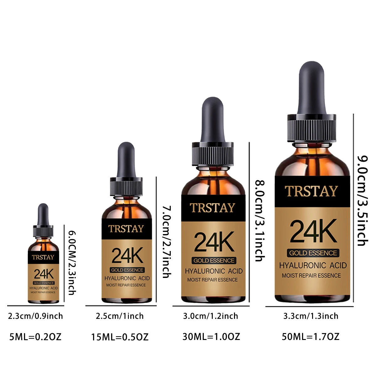 5ML/15ML/30ML/50ML/24K golden essence reduces fine lines, tightens skin, and improves damaged skin Oasis Select