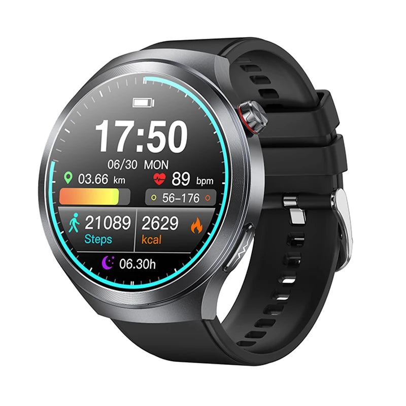 AMOLED Screen Men Women ECG PPG Health Smart Watches NFC IP68 Waterproof Blue Tooth Call SOS Music Weather Sports Smartwatch Oasis Select TABKS